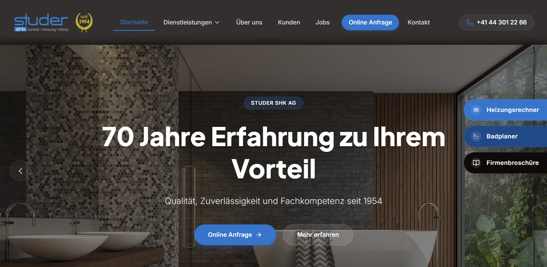 Studer SHK AG - Ihr Partner für Haustechnik